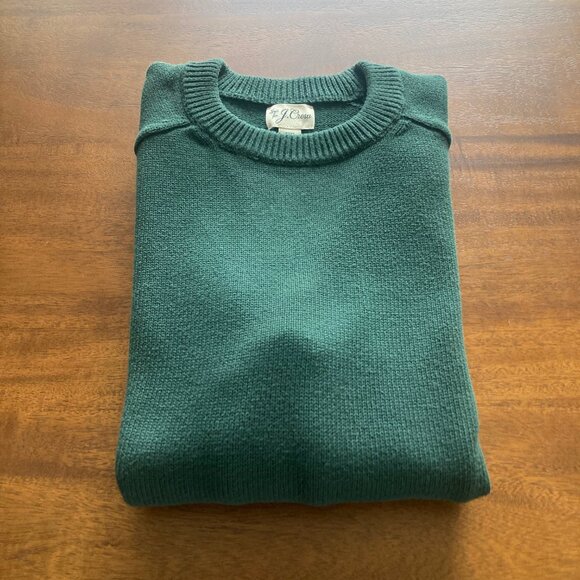 J. Crew Heritage Cotton Crewneck Sweater - Picture 1 of 4